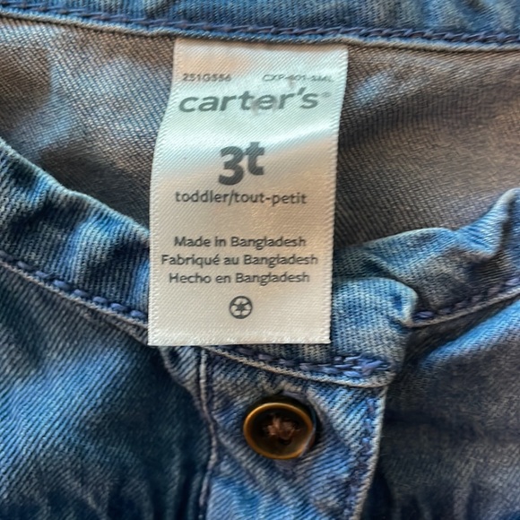 Carter’s belted denim dress - Picture 2 of 5